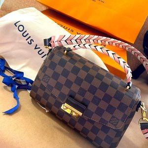Louis Vuitton - Damier Ebene Braided Croisette